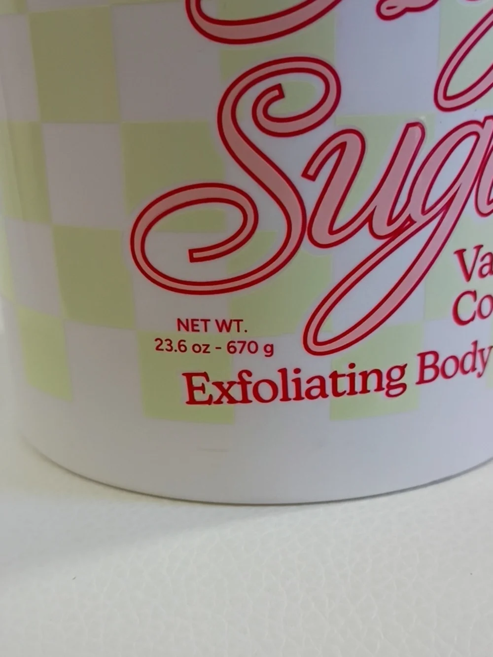 Hey Sugar Vanilla Cookie Exfoliating Body Scrub — Pink